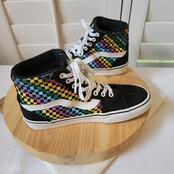 Vans Filmore High-Top Sneaker - Women's Size 8 - Very Good Condition - Picture 3 of 10